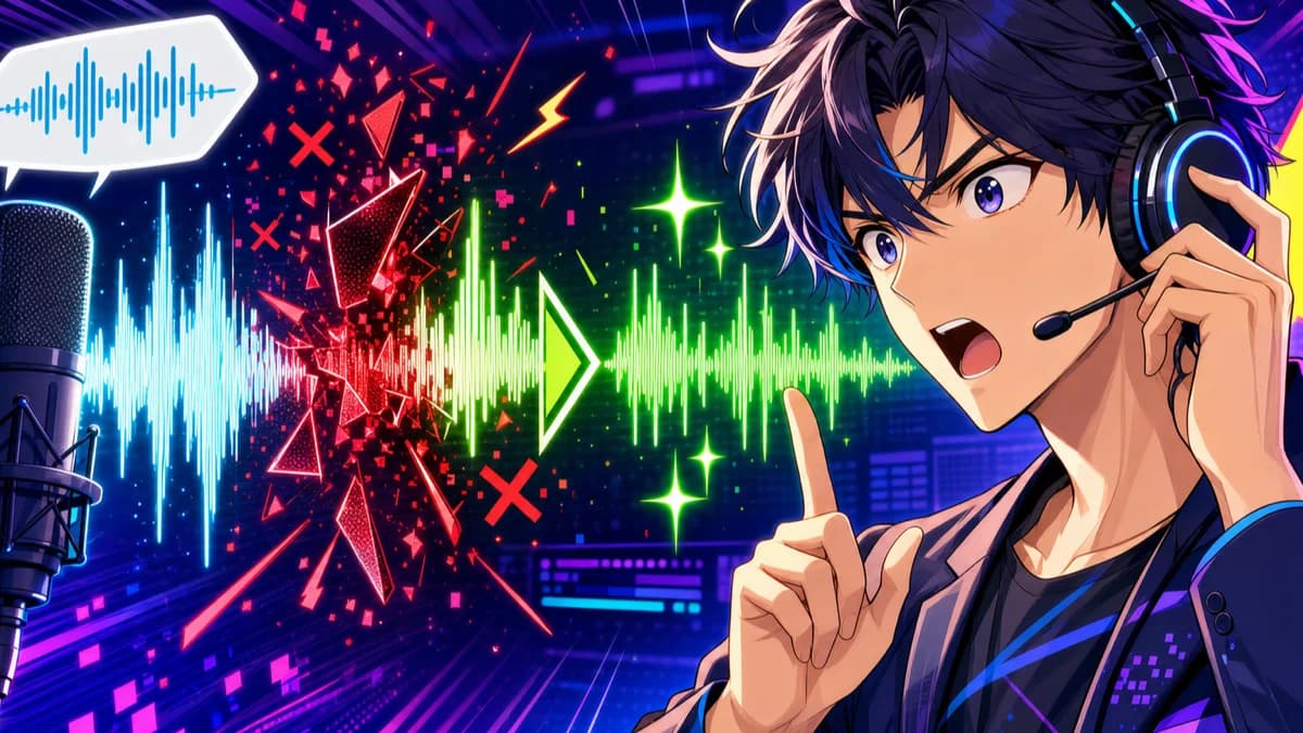 音声入力の誤変換を減らす7つの対策|原因を30秒で切り分ける方法