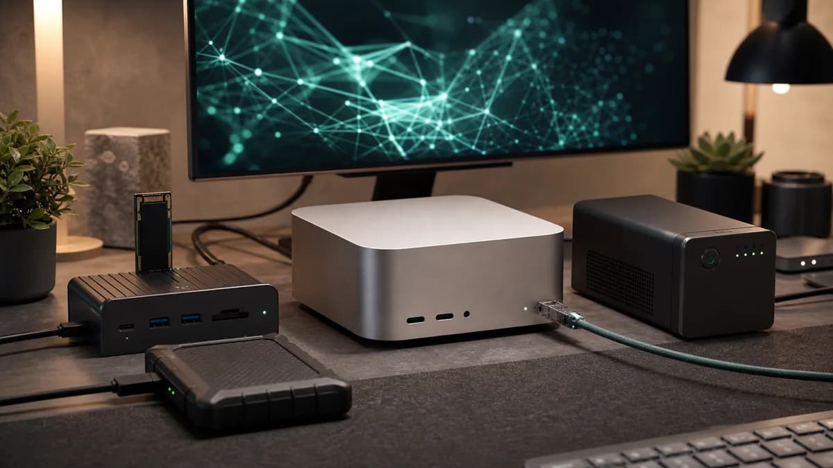 Mac miniでローカルLLMを使う周辺機器3選|SSD・ドック・UPS