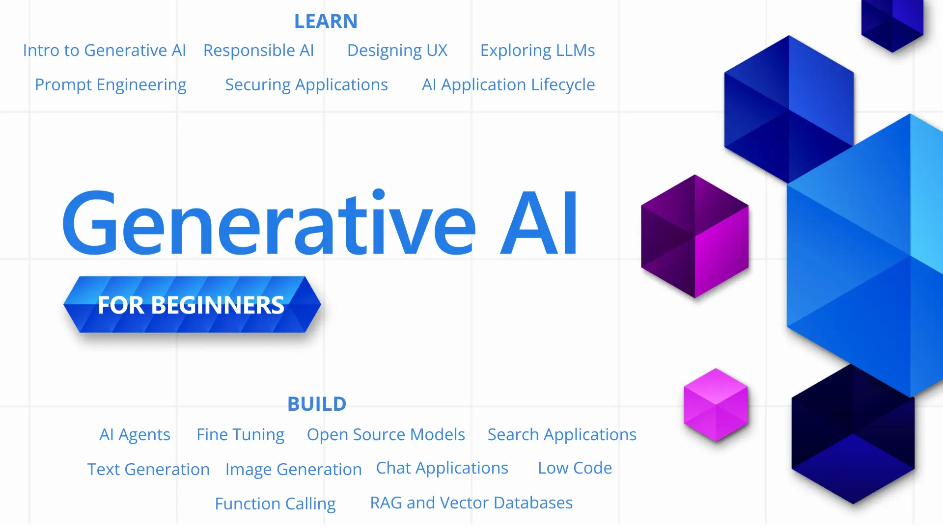 Generative AI for Beginners 最新版(21 レッスン版)を徹底解説